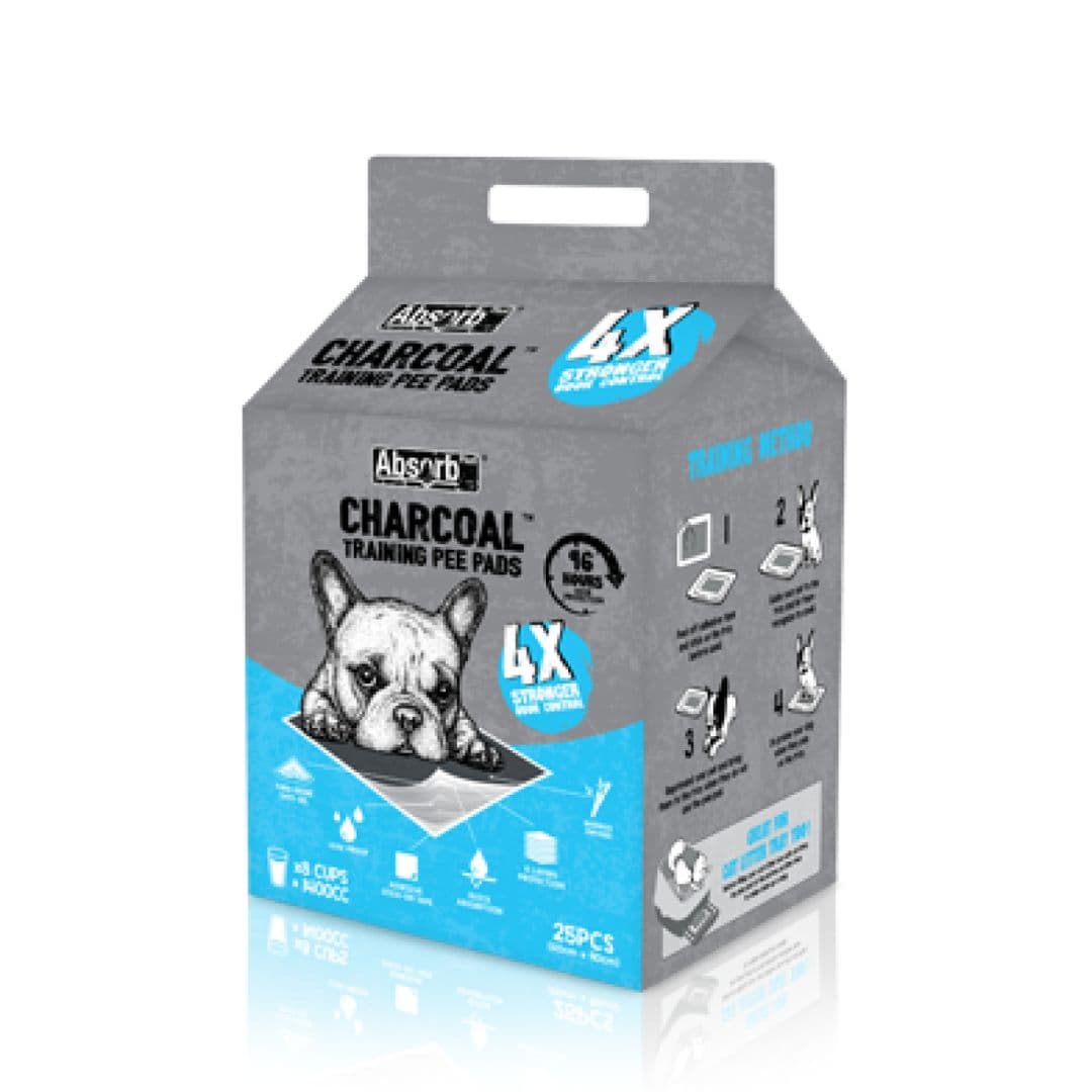 Absorb Plus 25pcs (Large) 60x90cm Charcoal Training Pee Pad image 6