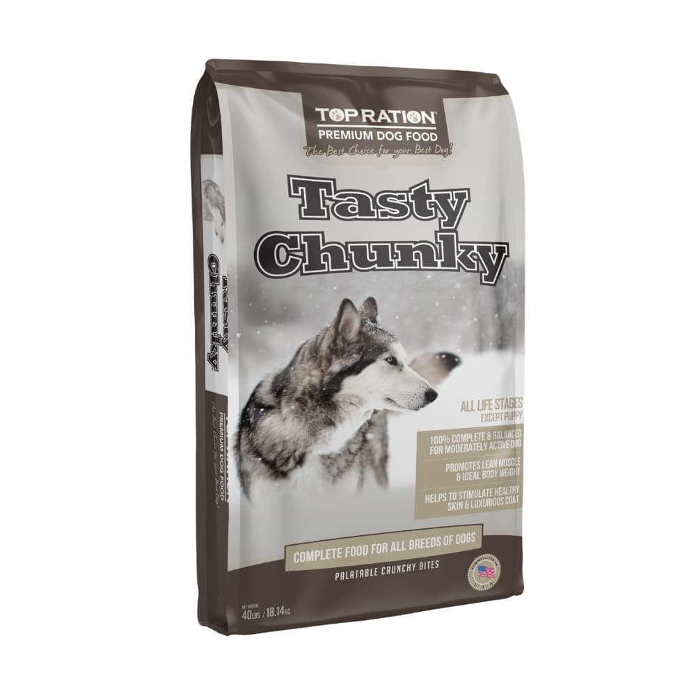 Top Ration Dog Tasty Chunky Premium Dry Dog Food image 4