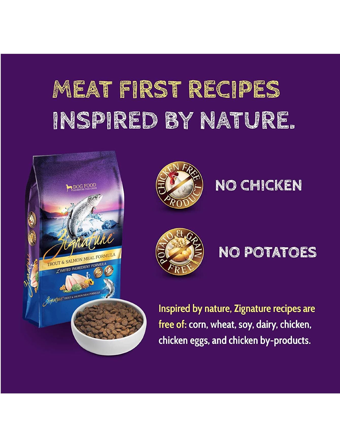 Zignature 1.8kg Trout and Salmon Meal Formula Dry Dog Food image 5