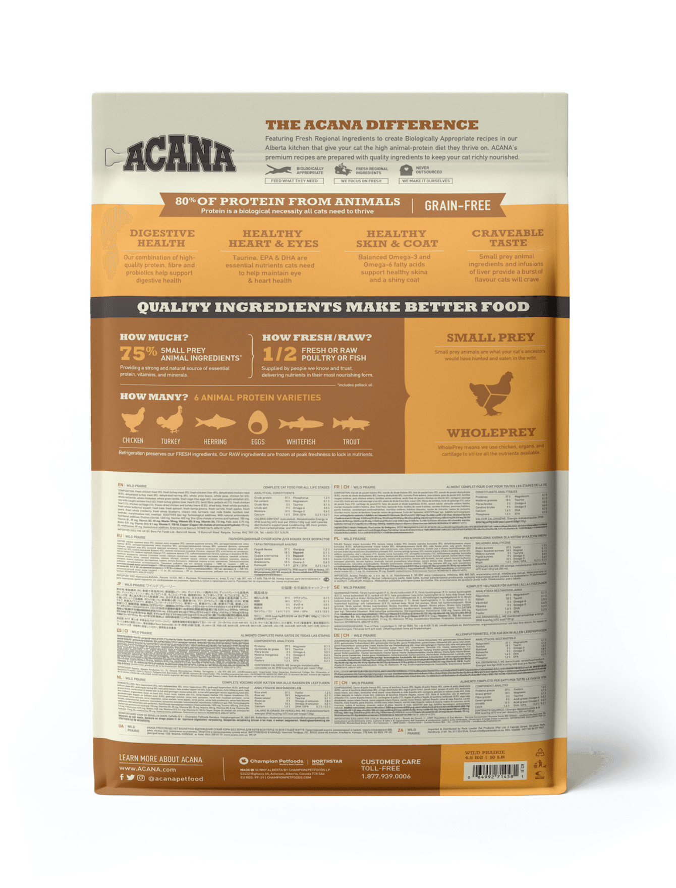 Acana Cat Regionals 340g Wild Prairie Dry Cat Food image 2