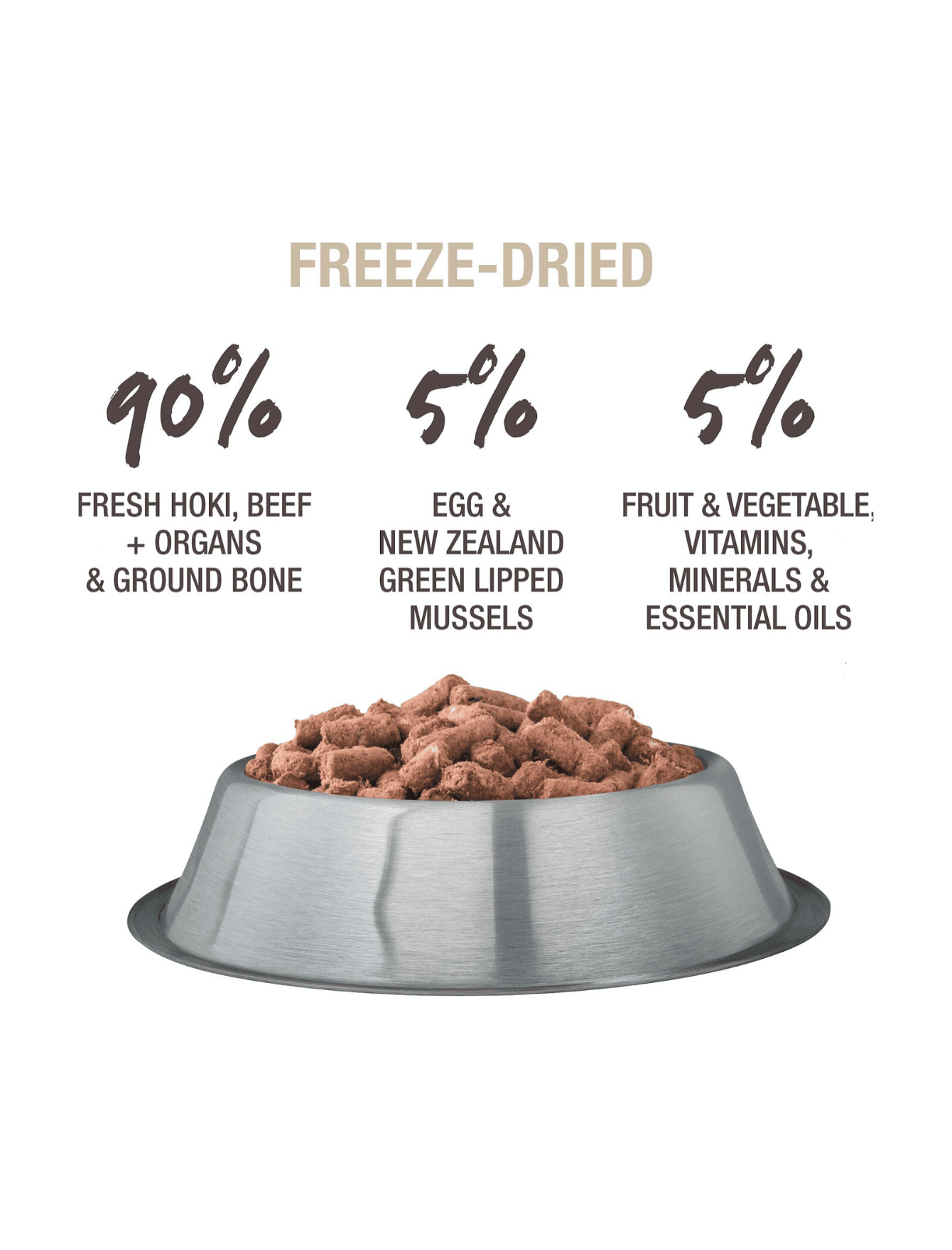 K9 Natural Dog Freeze Dried 500g Hoki & Beef Dry Dog Food image 4