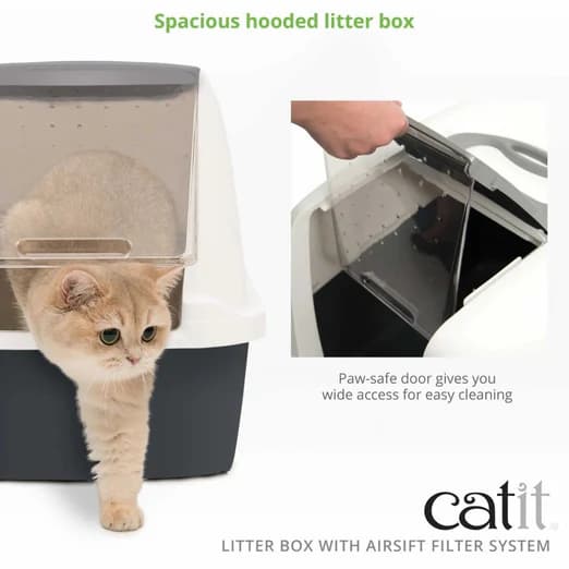 Catit Airsift Hooded Cat Litter Box image 2