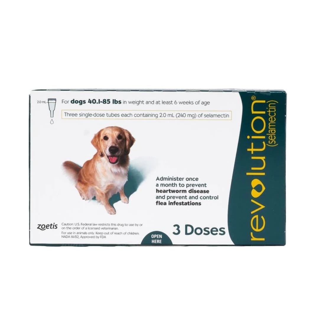 Revolution Selamactic Topical Solution for 20-40kg Dog 3 Single Dose Tubes image 1