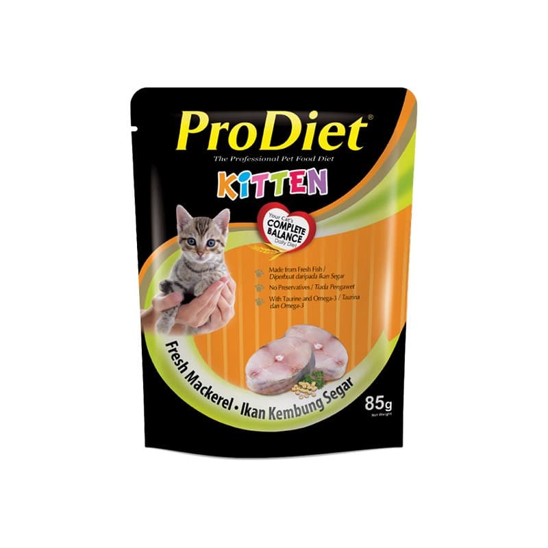 ProDiet Cat 85g Kitten Mackerel Wet Cat Food image 1