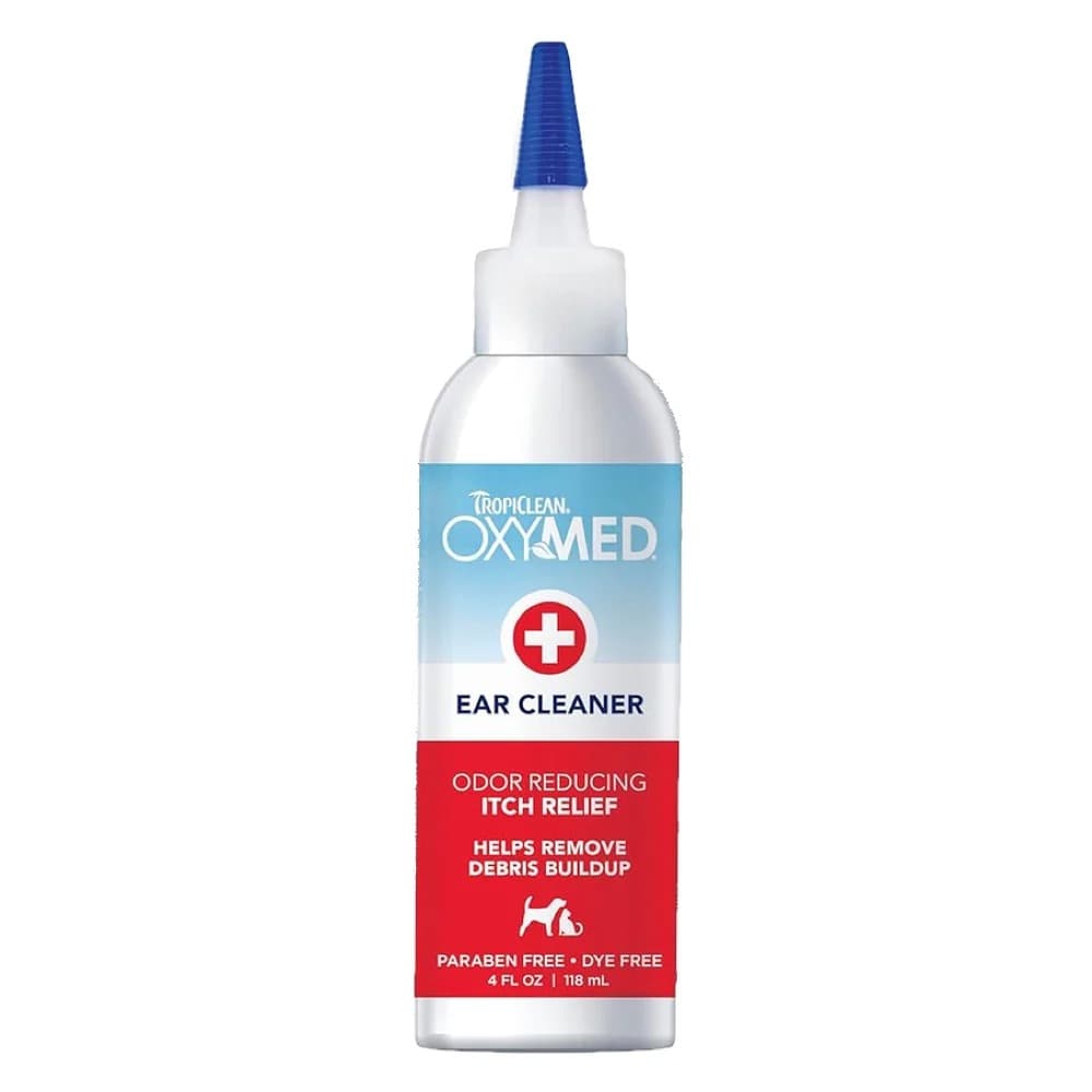 Tropiclean OxyMed 4oz (118ml) Ear Cleaner For Dogs & Cats image 1