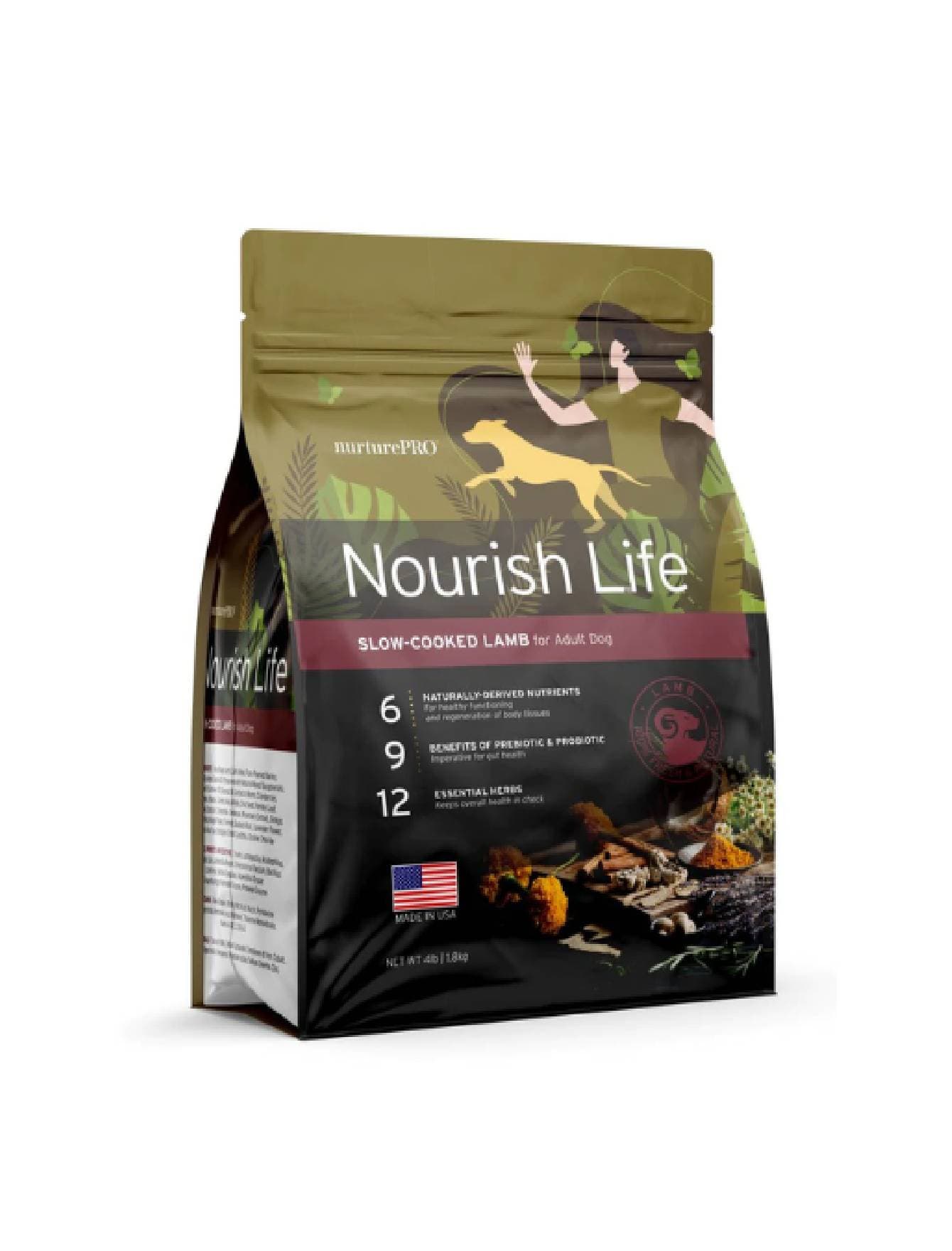 Nurture Pro Dog Nourish Life 11.8kg Slow-cooked Lamb For Adult Dog Dry Dog Food image 1