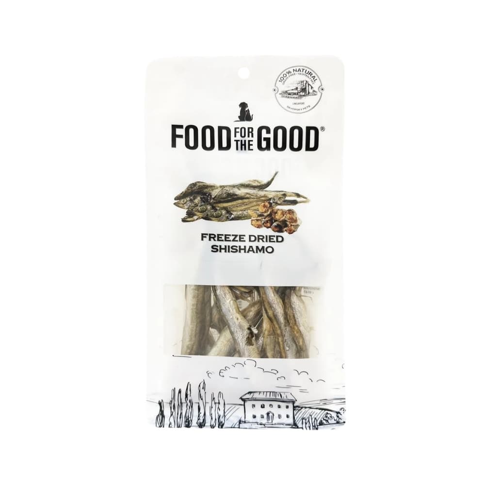 Food For The Good Freeze Dried Shishamo 50g Cats & Dog Treats image 1