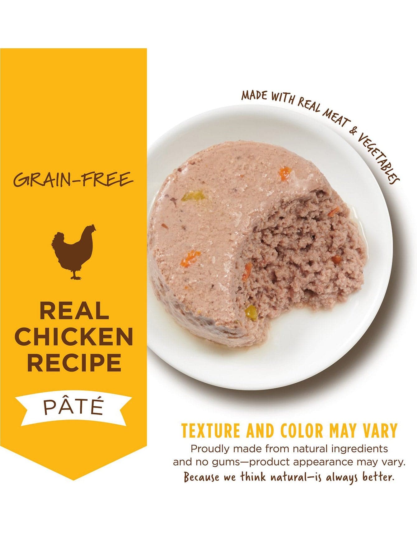 Instinct Original Grain Free Pate Cat 5.5oz Real Chicken Recipe Canned Wet Cat Food image 2
