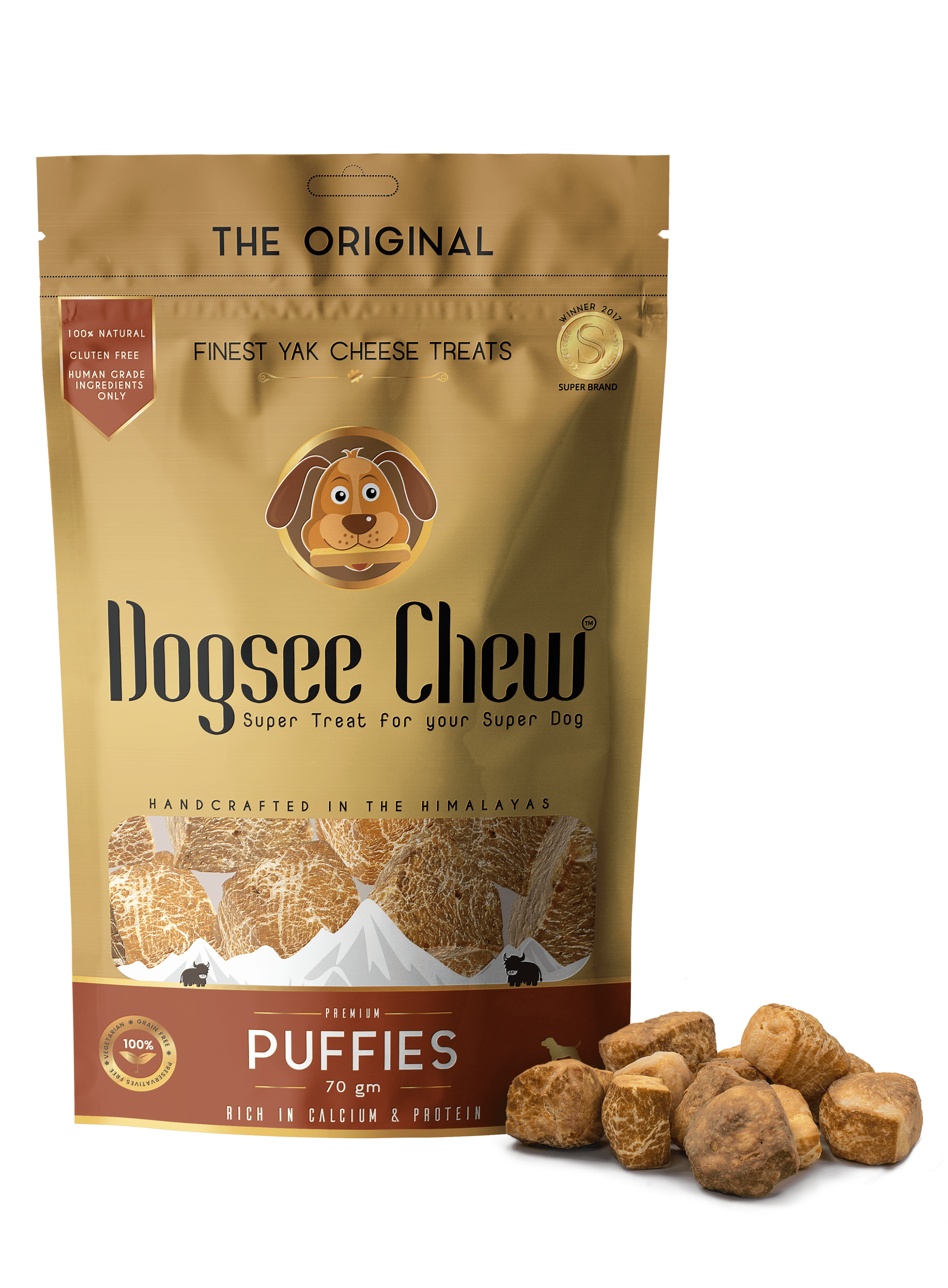Dogsee Chew Dog 70g Puffies Dog Treat image 1