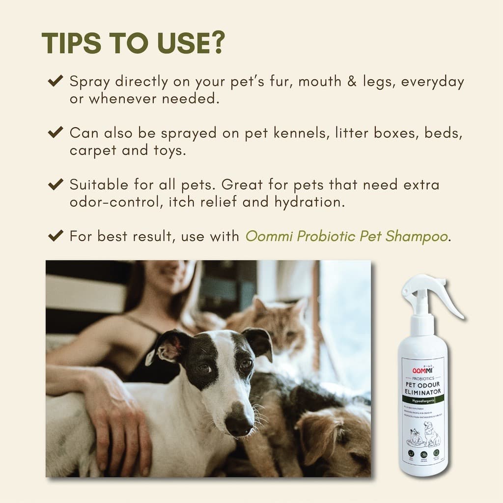 OOMMI 300ml Probiotics Pet Odour Eliminator image 7