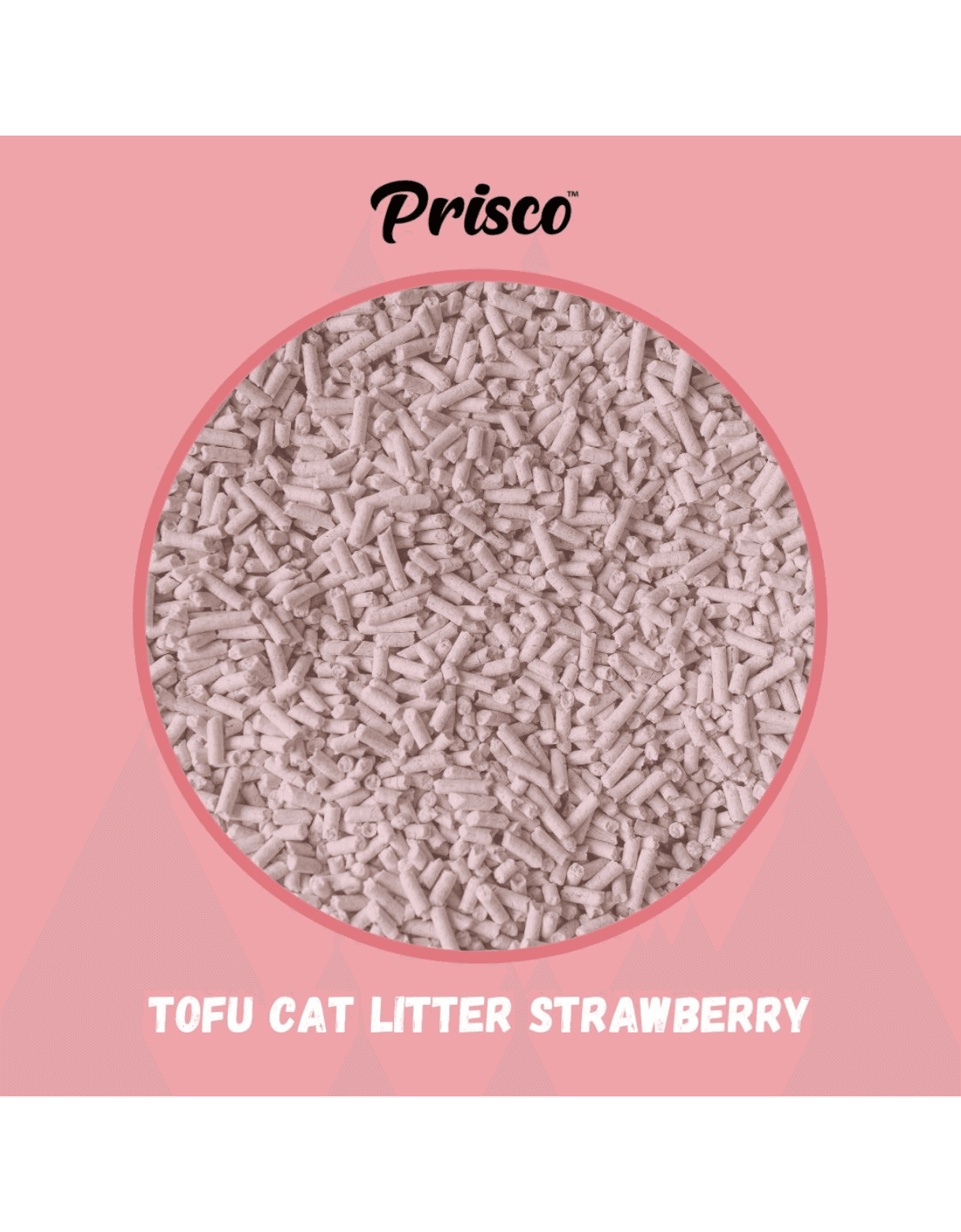 Prisco Tofu Cat Litter 7L Strawberry image 2