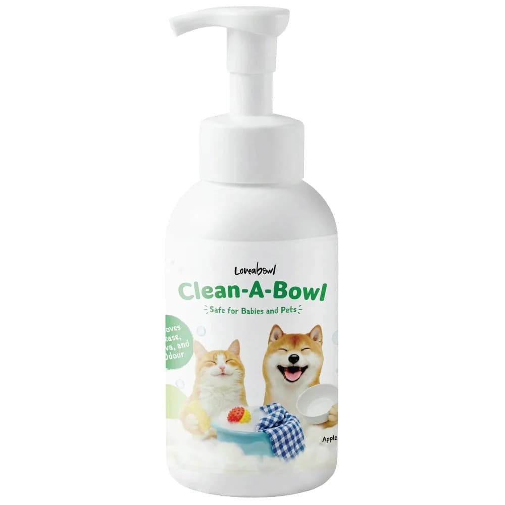 Loveabowl Clean-A-Bowl 500ml Apple Scent Foam Wash image 1