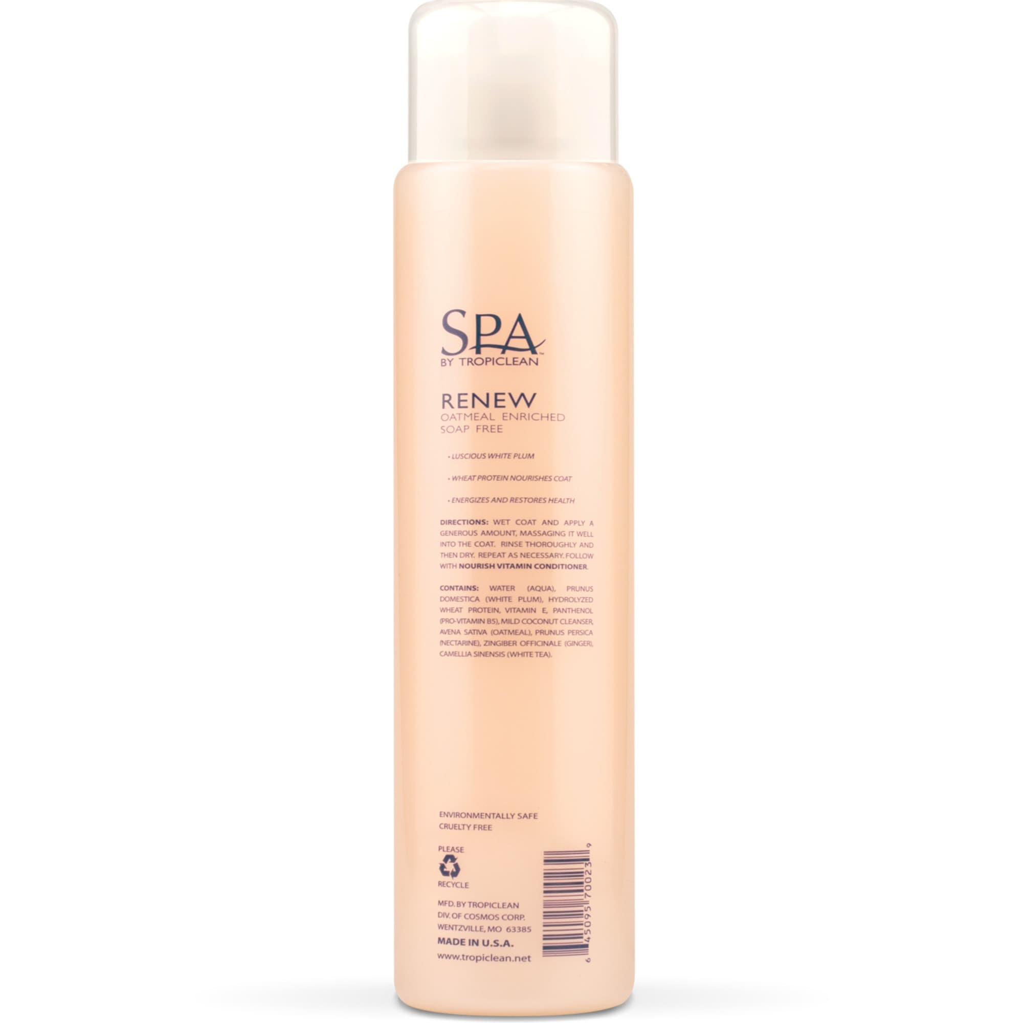 Tropiclean SPA Lavish 16oz (473ml) RENEW Pet Shampoo image 2
