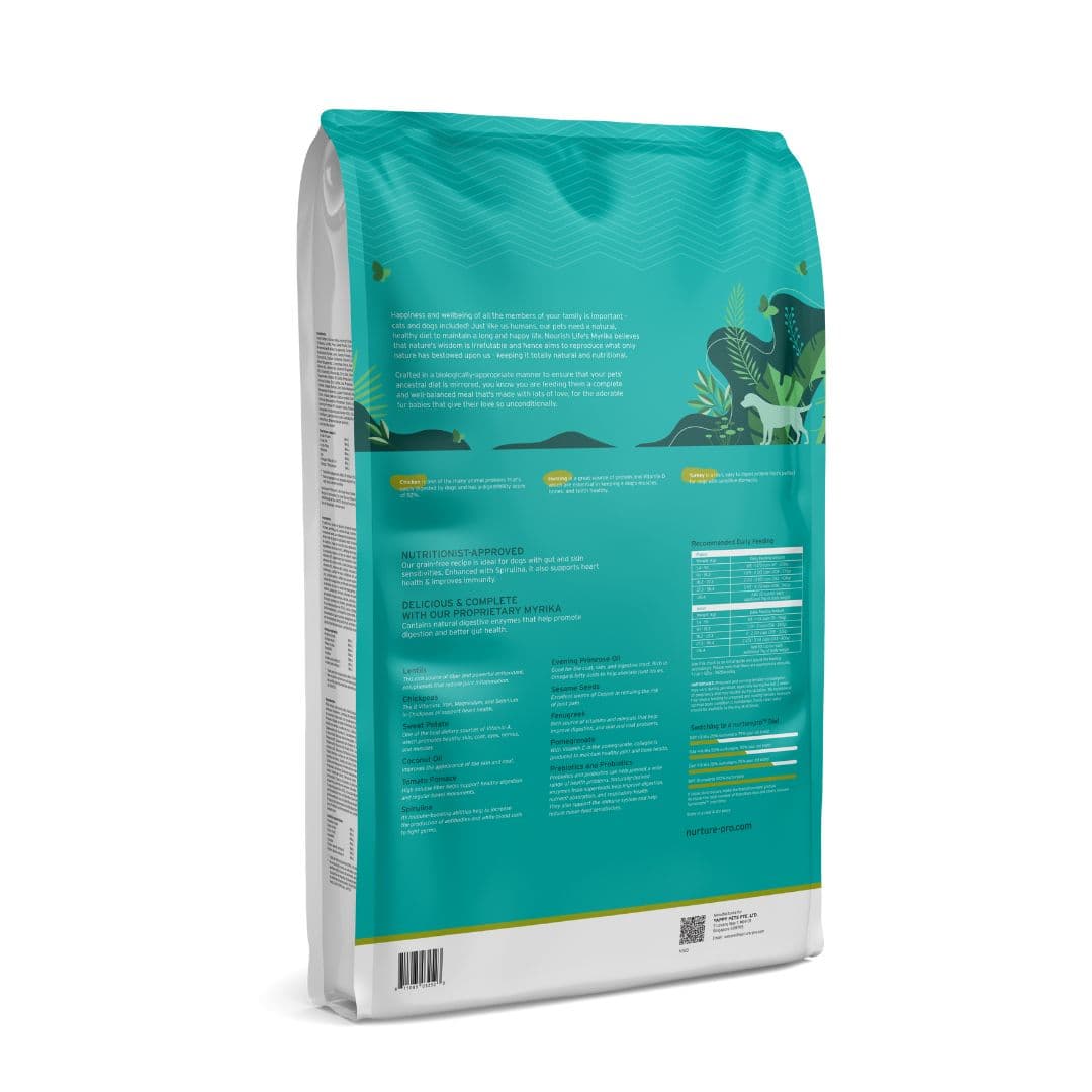 Nurture Pro Dog Nourish Life Grain Free 9.08kg Chicken & Turkey Dry Dog Food image 4
