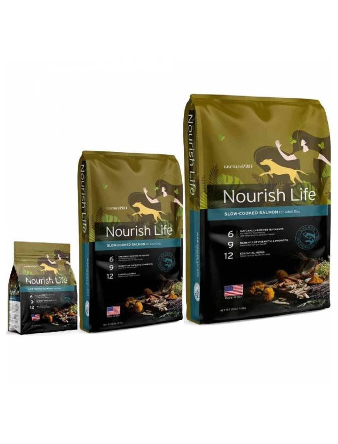 Nurture Pro Dog Nourish Life 5.7kg Slow-cooked Salmon For Adult Dog Dry Dog Food image 5