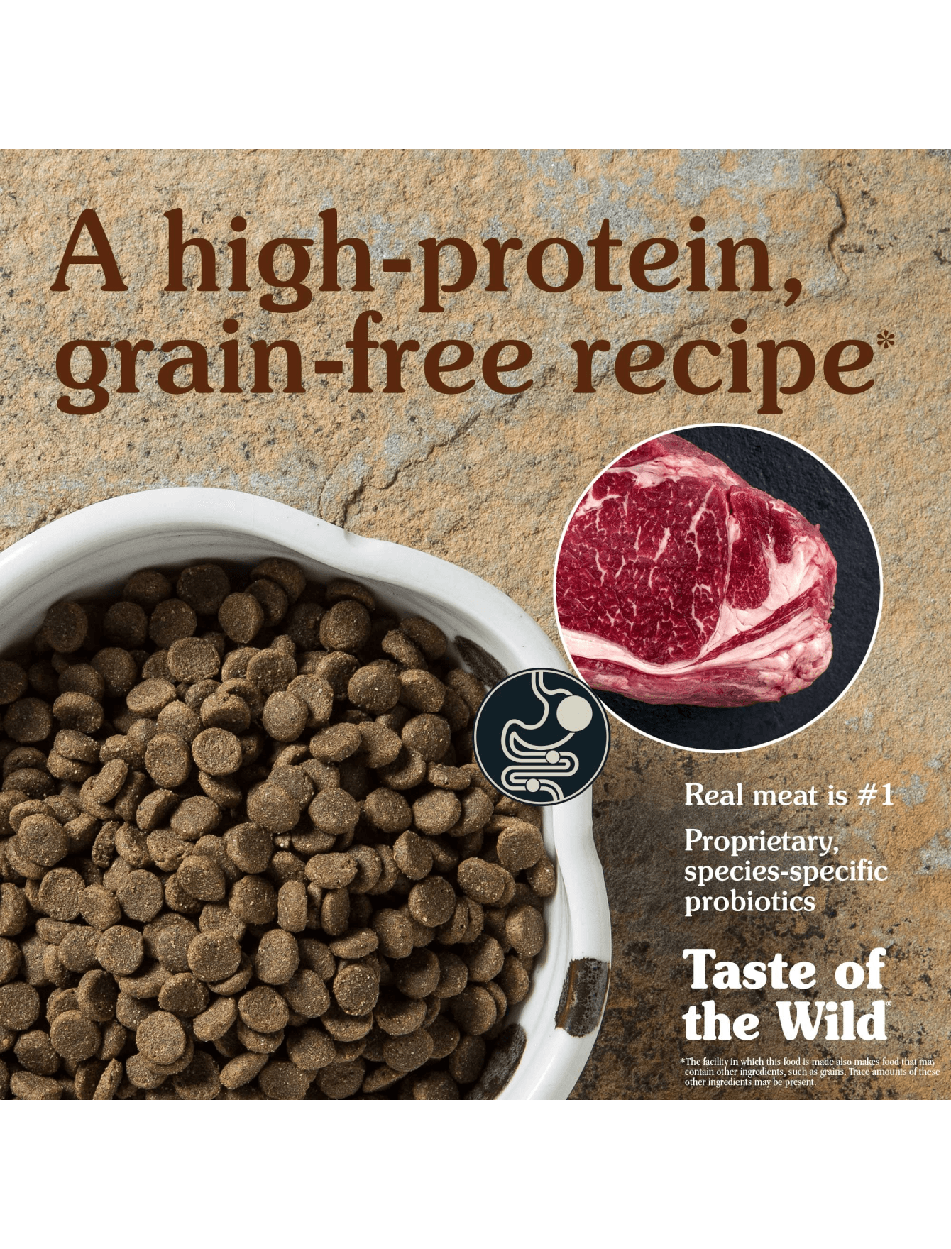Taste of the Wild Dog 12.2kg High Prairie Recipe with Roasted Bison & Roasted Venison Canine Dry Dog Food image 3