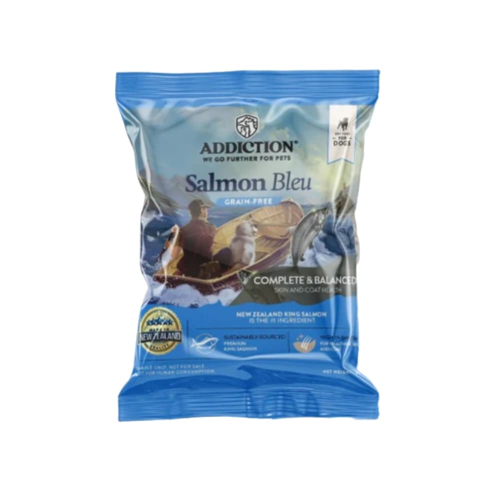 Addiction Dog 60g Grain Free Salmon Bleu Dry Dog Food (Sample) image 1