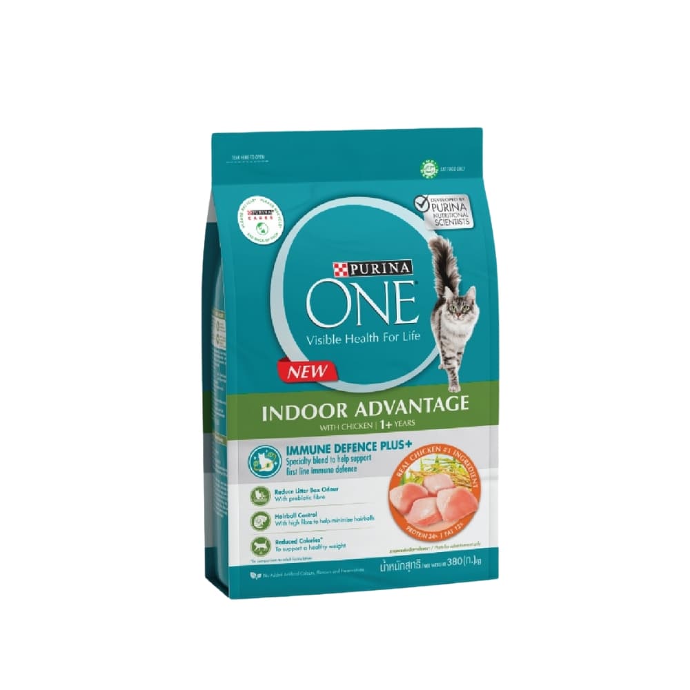 PURINA ONE Cat 380g Indoor Advantage Chicken Dry Cat Food image 1