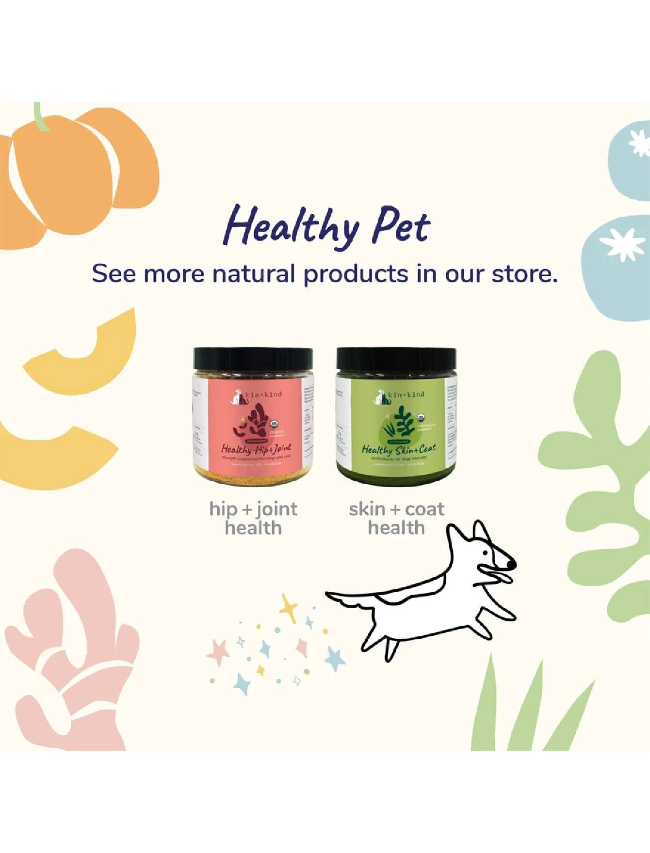 Kin+Kind 113g Organic Healthy Immunity Supplement for Dogs & Cats image 6