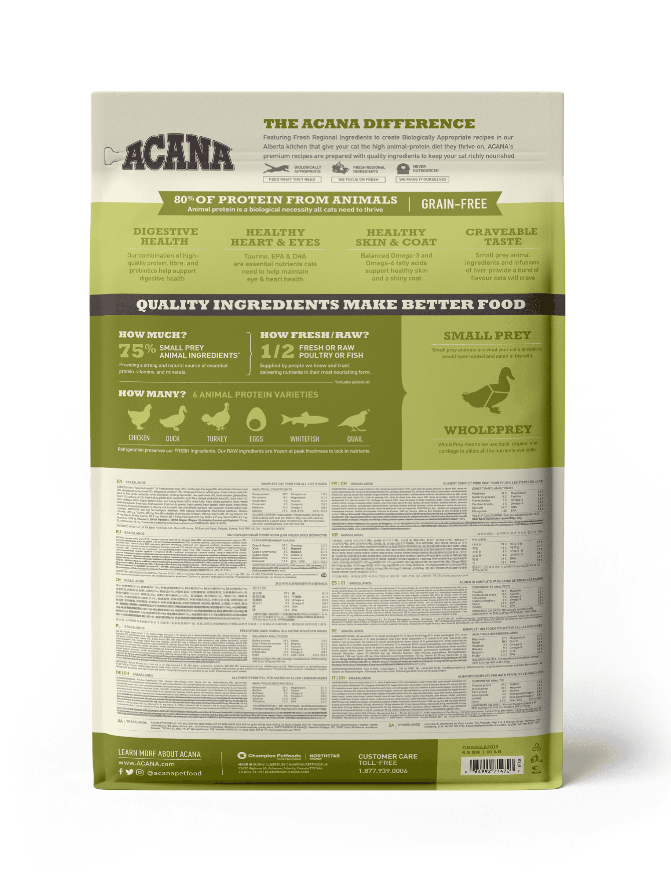 Acana Cat Regionals 340g Grasslands Dry Cat Food image 2