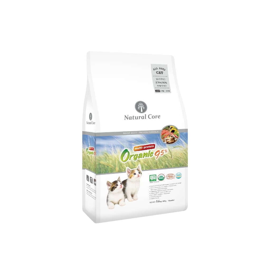 Natural Core Cat 5.6kg Feline Multi-Protein Formula 95% Organic Dry Cat Food image 1