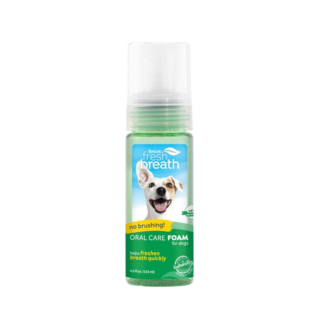 Tropiclean Fresh Breath Dog Oral Care Foam 133ml image 1