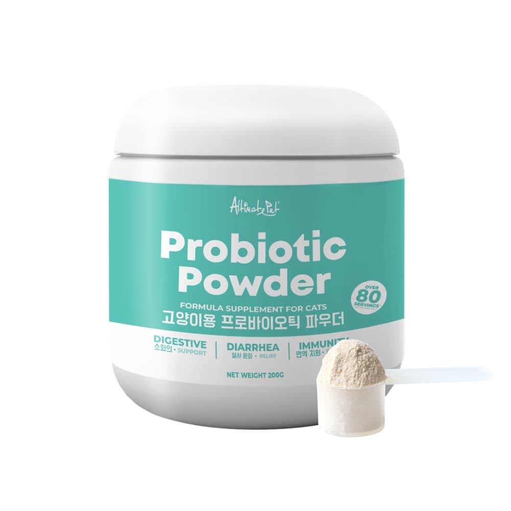 Altimate Pet Probiotic Powder Supplement For Cats Over 80 Servings (200g) image 1