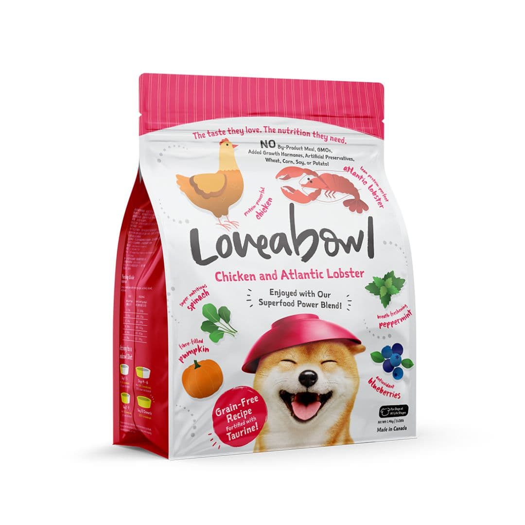 Loveabowl Dog 250g Chicken with Atlantic Lobster Dry Dog Food image 1