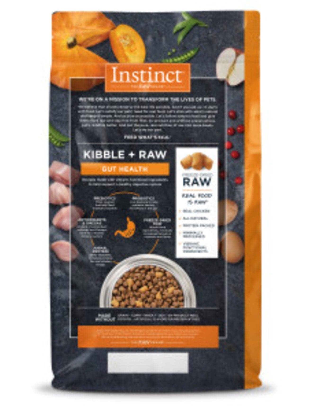 Instinct Raw Boost Dog 18lb Grain Free Kibble Gut Health Recipe Dry Dog Food image 2