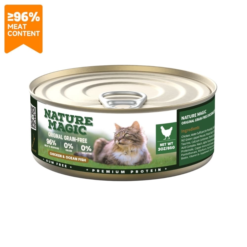 Nature Magic Cat 85g Grain-Free Chicken & Ocean Fish Wet Cat Food image 1