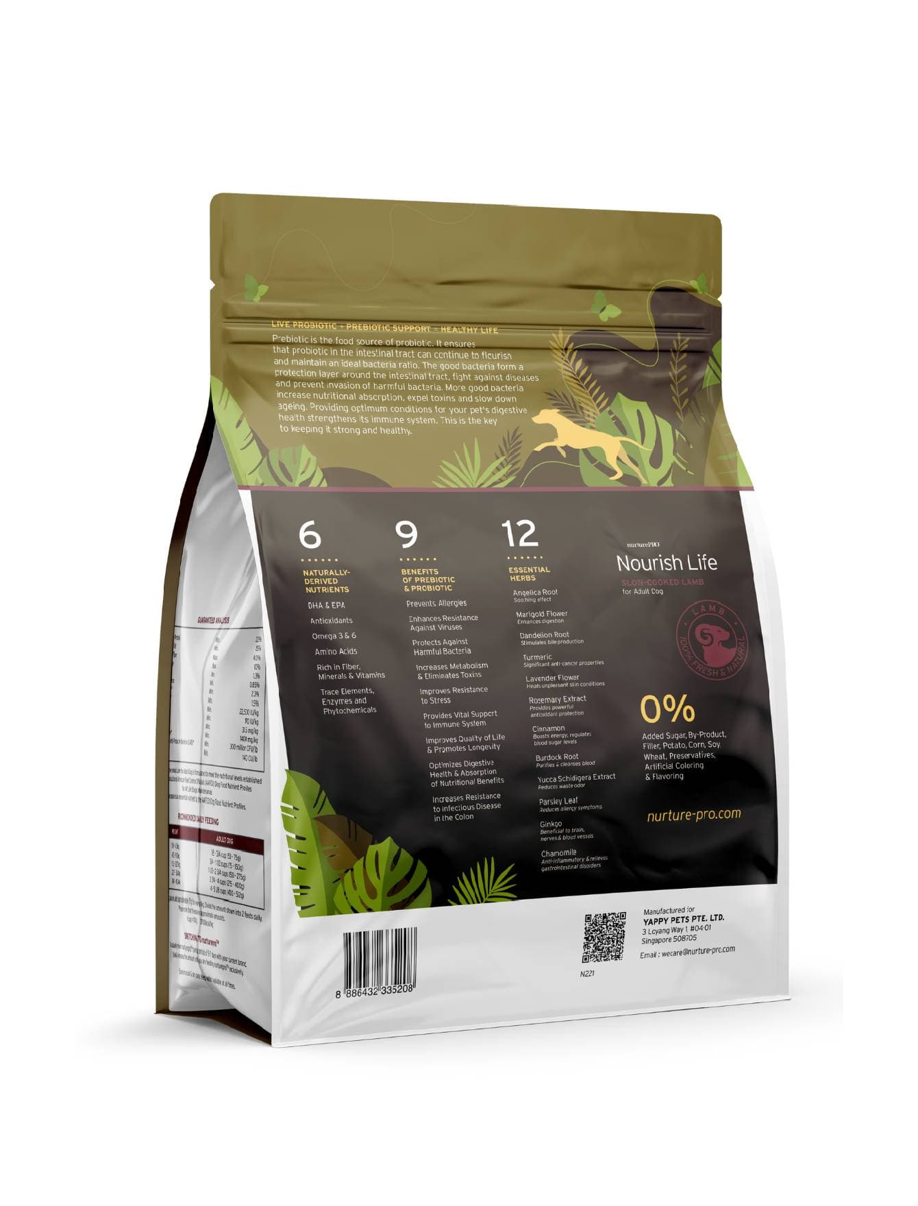 Nurture Pro Dog Nourish Life 11.8kg Slow-cooked Lamb For Adult Dog Dry Dog Food image 2