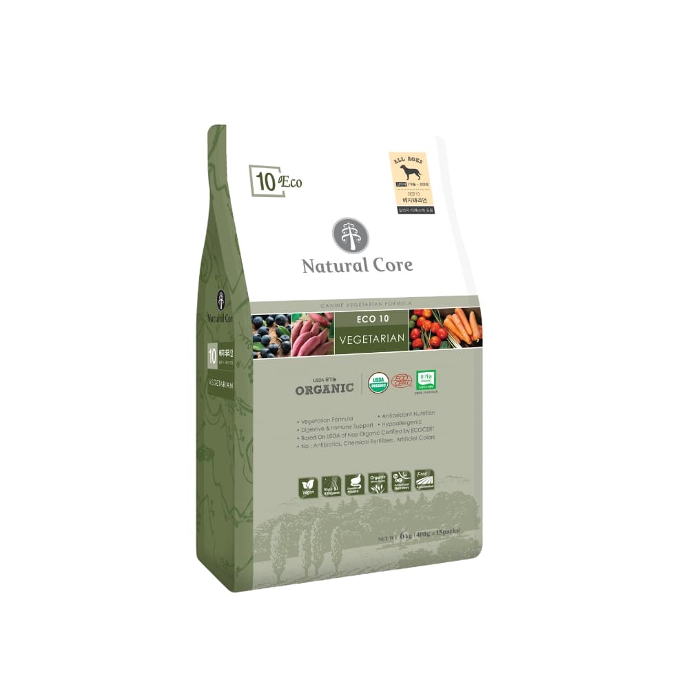 Natural Core Dog 6kg ECO 10 Organic Vegetarian Dry Dog Food image 1