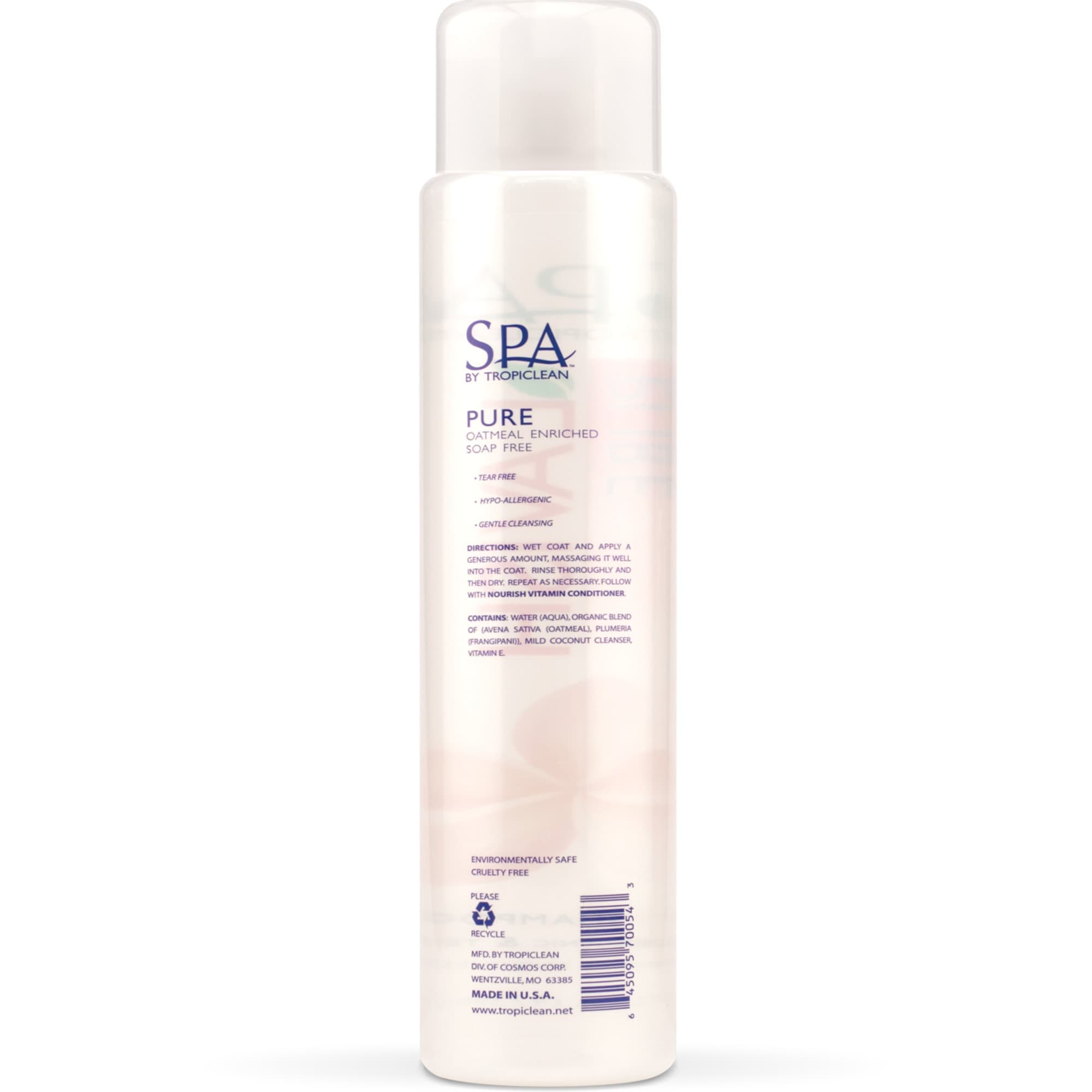Tropiclean SPA Lavish 16oz (473ml) PURE Pet Shampoo image 2