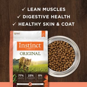 Instinct Original Cat 4.5lb Grain Free Recipe with Real Salmon Dry Cat Food image 2