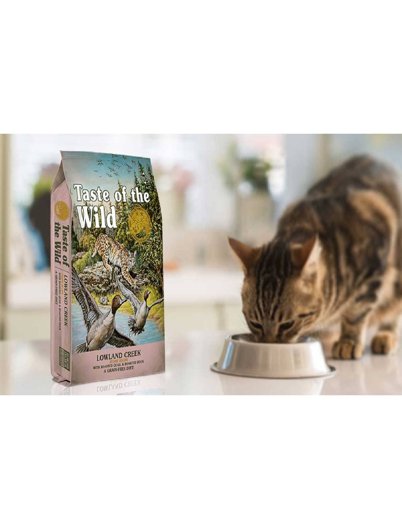 Taste of the Wild Cat 2kg Lowland Creek Roasted Quail & Roasted Duck Dry Cat Food image 5