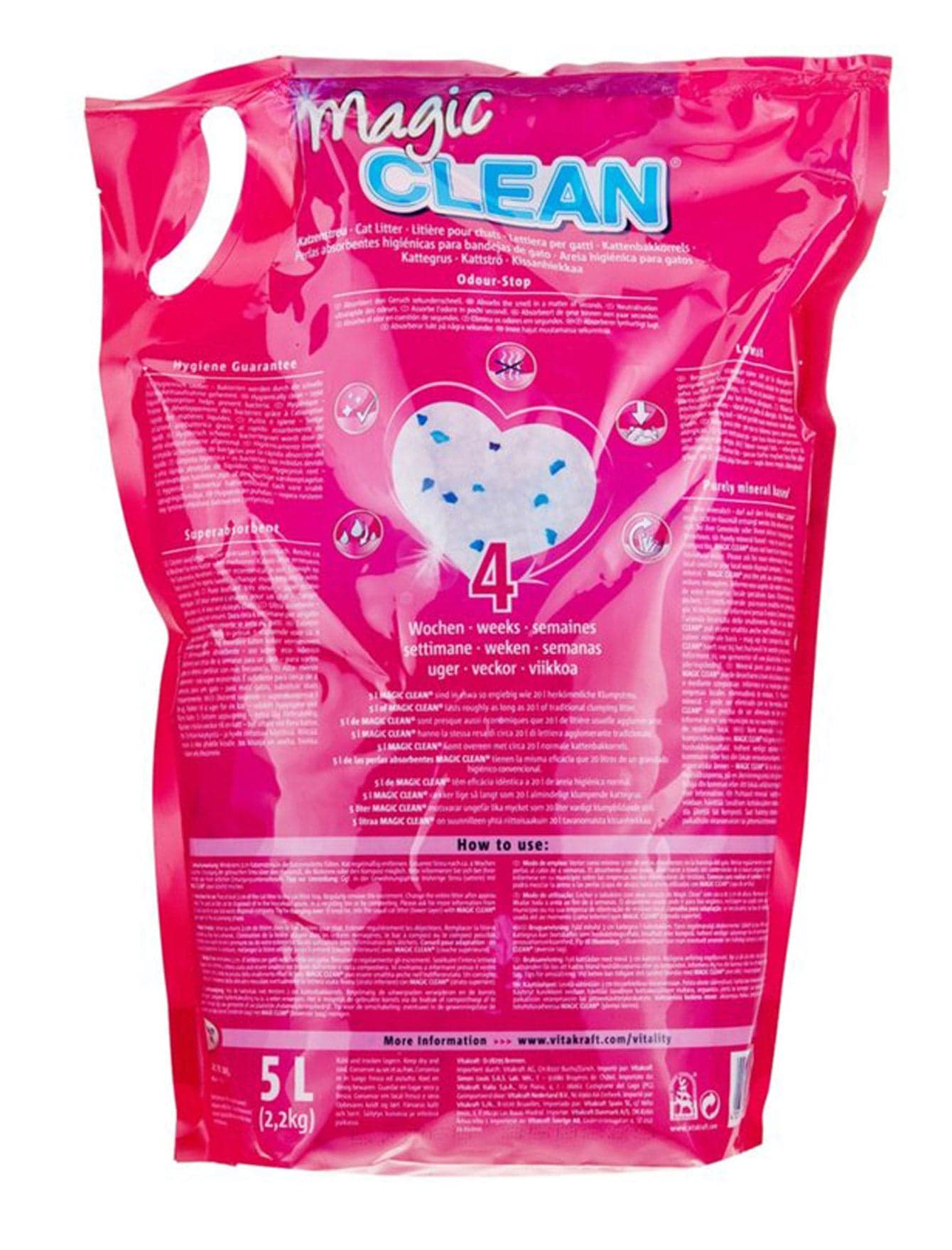 Vitakraft Magic Clean Classic Cat Litter 5L image 2