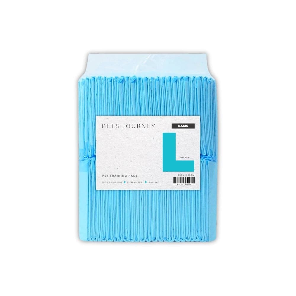 Pets Journey Basic Pet Training Pads L (40pcs) image 1