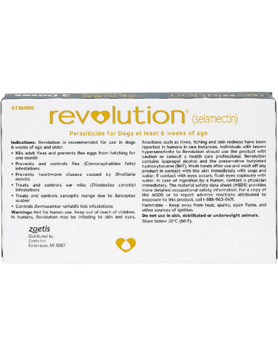 Revolution Selamactic Topical Solution for 20-40kg Dog 3 Single Dose Tubes image 2