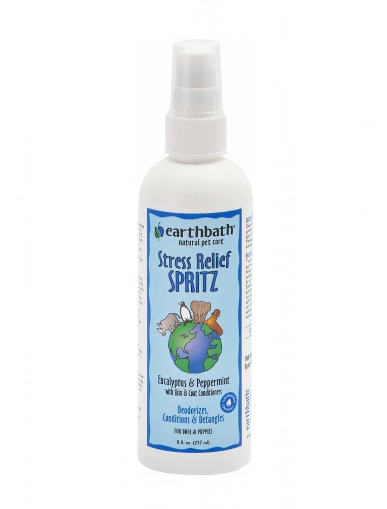 Earthbath 8oz Dog Stress Relief Spritz Eucalyptus & Peppermint for Dogs (237ml) image 1