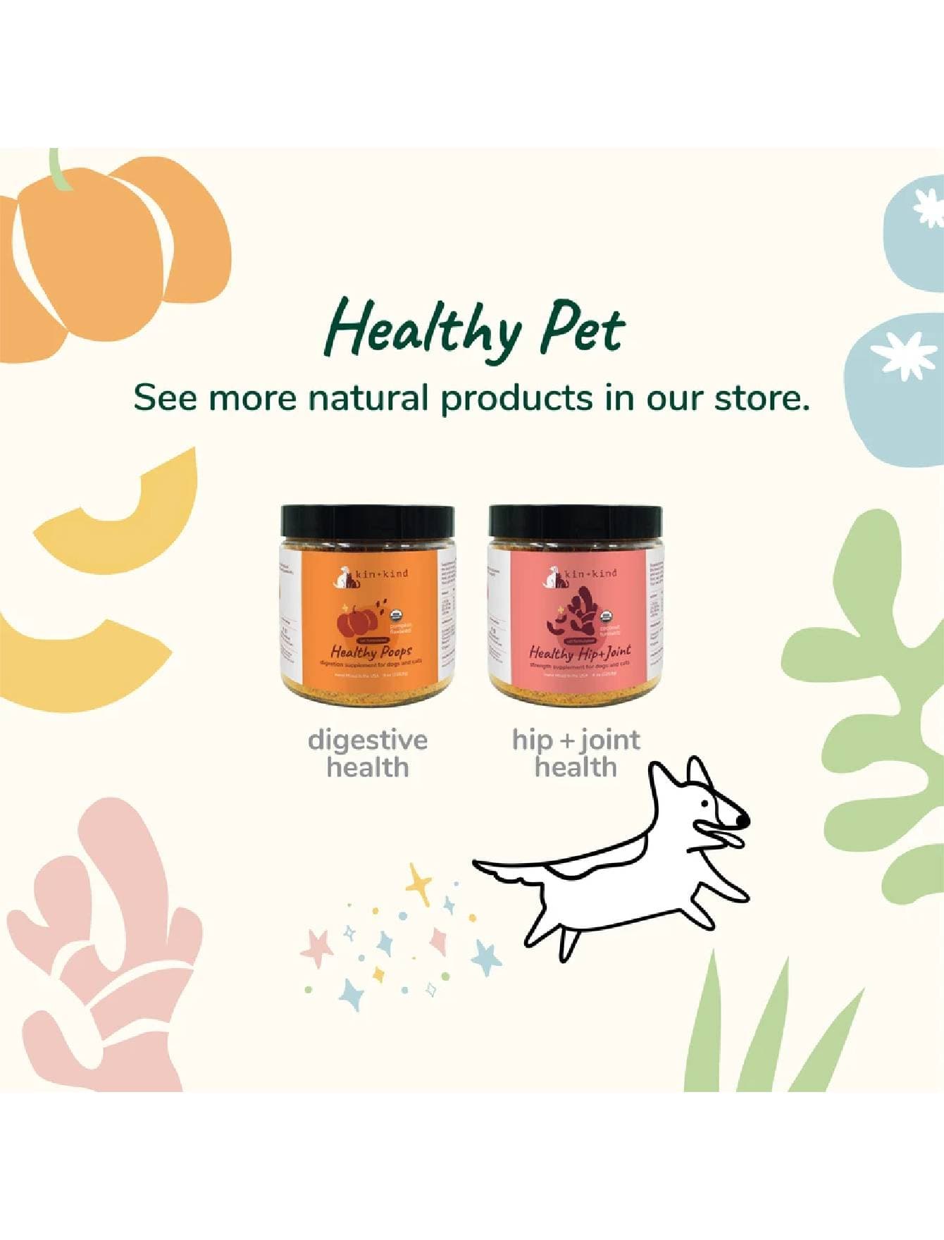 Kin+Kind 113g Organic Healthy Skin & Coat Supplement for Dogs & Cats image 6
