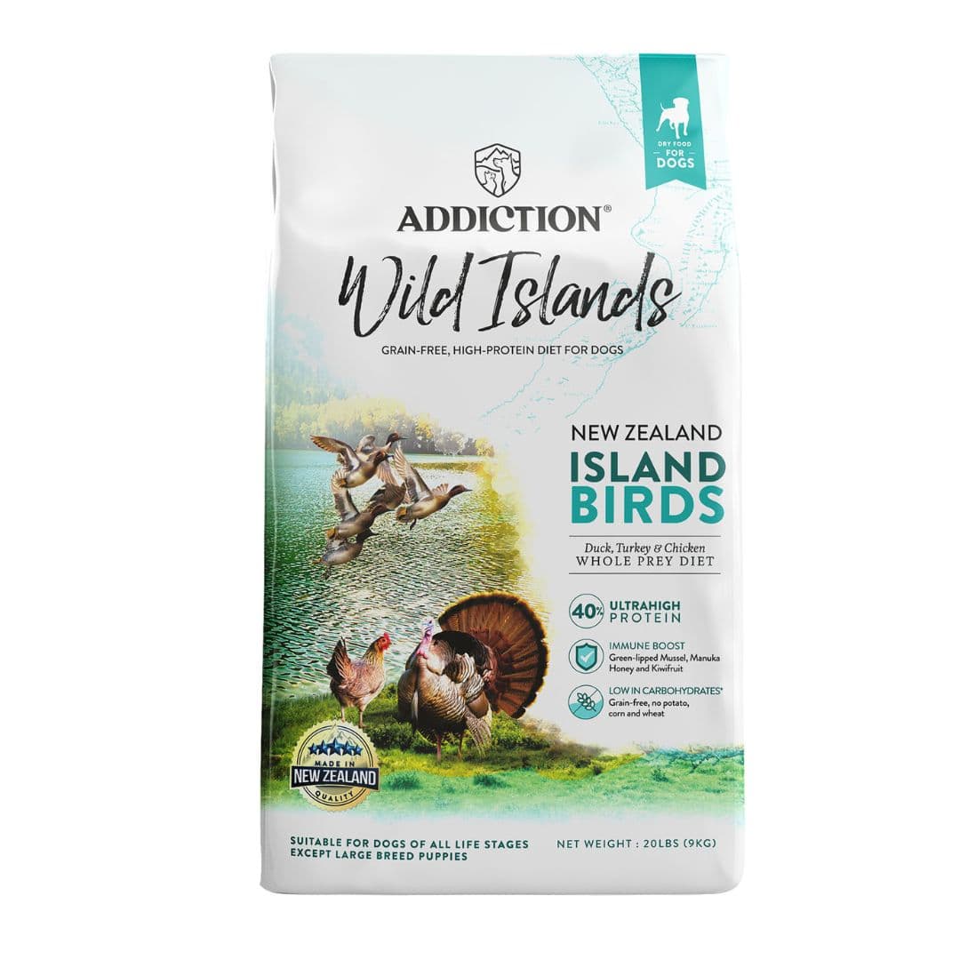Addiction Dog Wild Islands 9kg Island Birds Dry Dog Food image 1