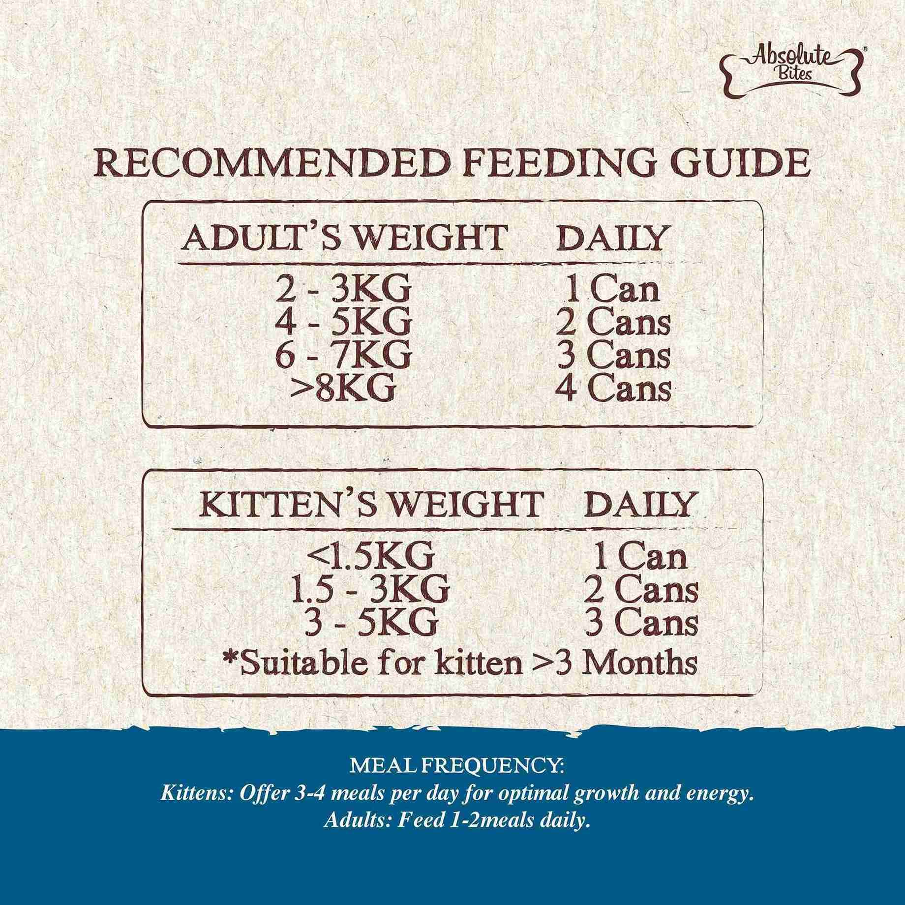 Absolute Bites Wild Age Cat 80g Complete & Balanced Diet Chicken Canned Wet Cat Food image 2