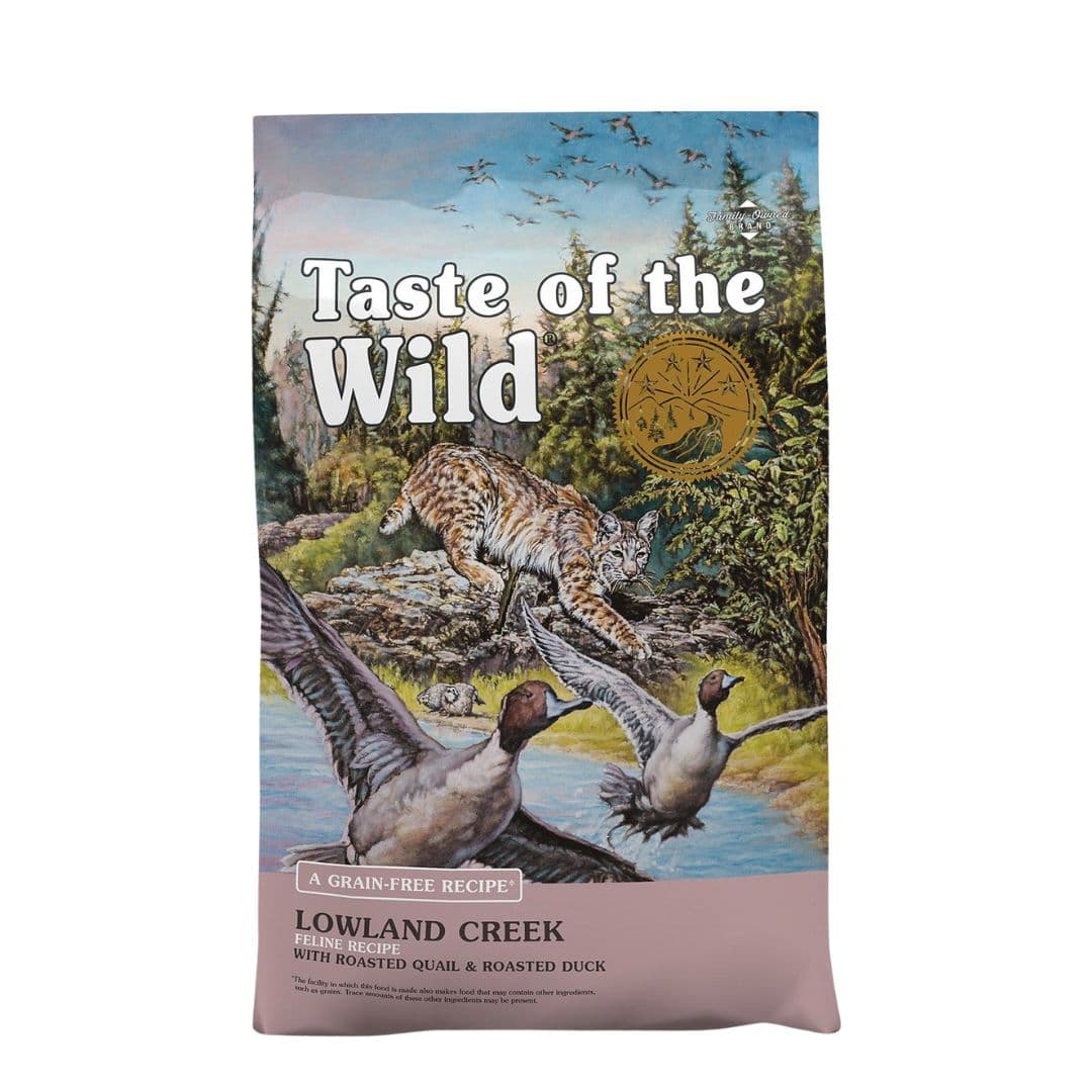 Taste of the Wild Cat 2kg Lowland Creek Roasted Quail & Roasted Duck Dry Cat Food image 1