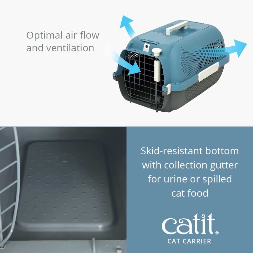 Catit Voyageur Carrier Blue/Grey Medium image 5