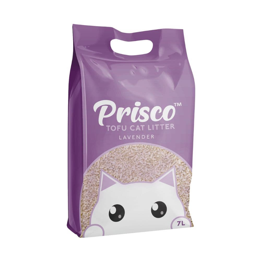 Prisco Tofu Cat Litter 7L Lavender image 1