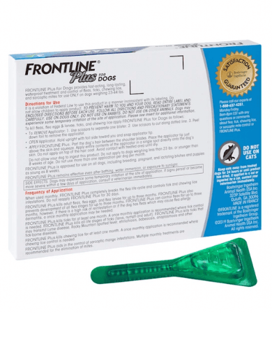 Frontline Plus Dog Spot On Medium 1.34mlx3 Pipette image 2