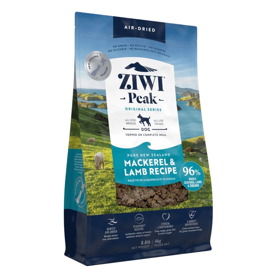 Ziwipeak Dog Original Series 4kg Mackerel & Lamb Air Dried Dry Dog Food image 1