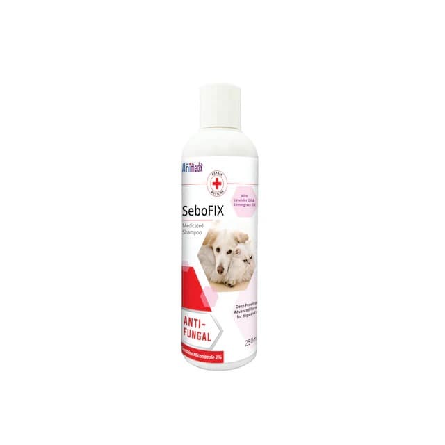 Animedx 250ml SeboFIX Anti-Fungal Medicated Shampoo for Dogs & Cats image 1