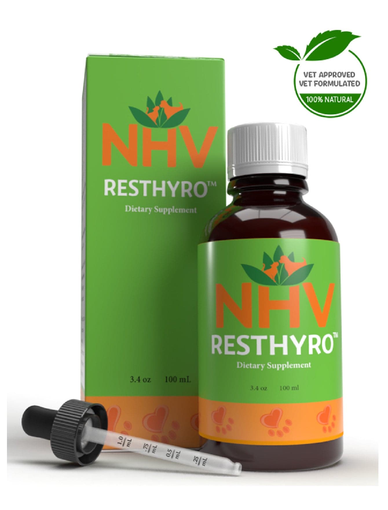 NHV Resthyro Supplement for Pets 100ml  image 2