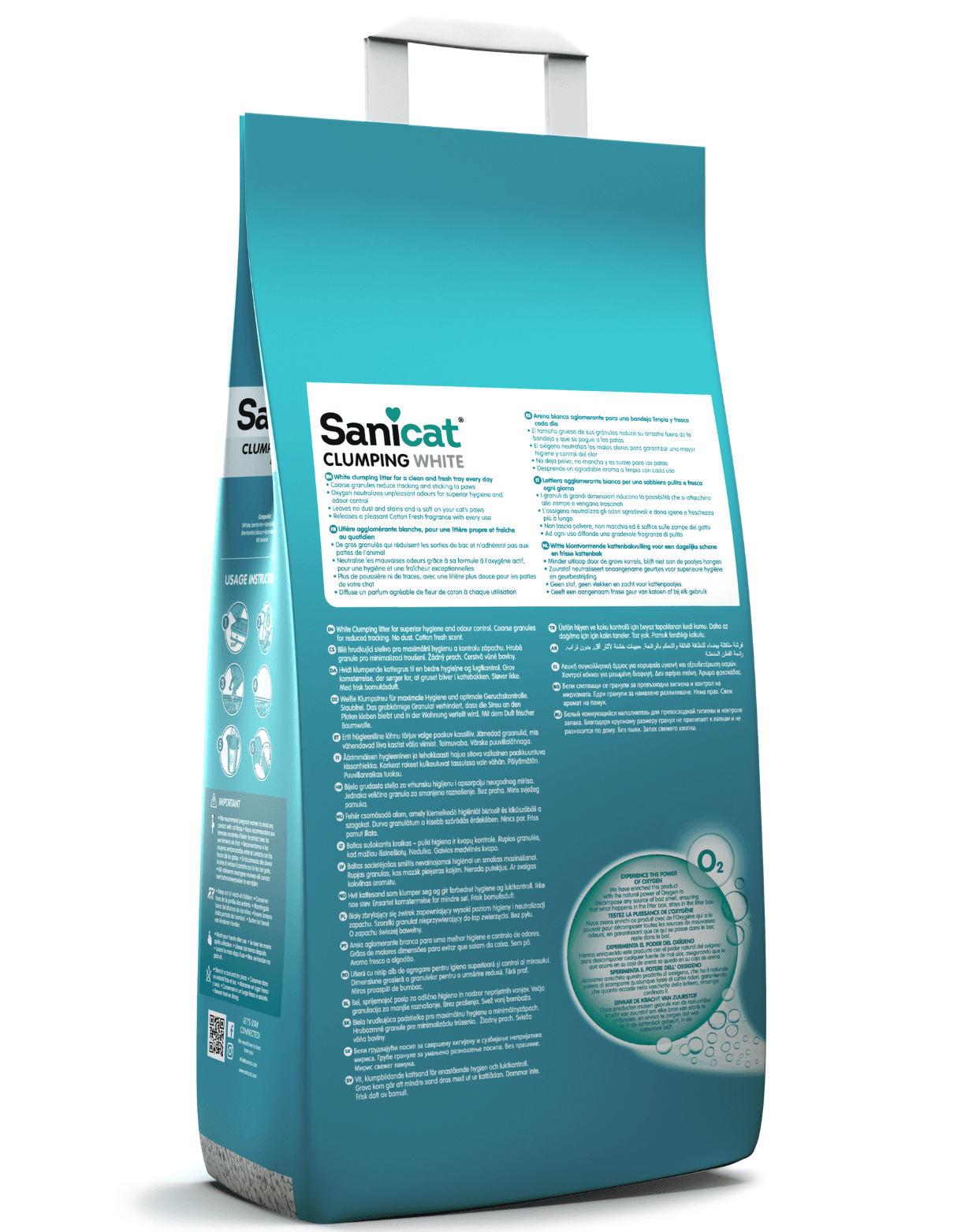 Sanicat 10L Clumping White Cotton Fresh Bentonite Cat Litter image 3